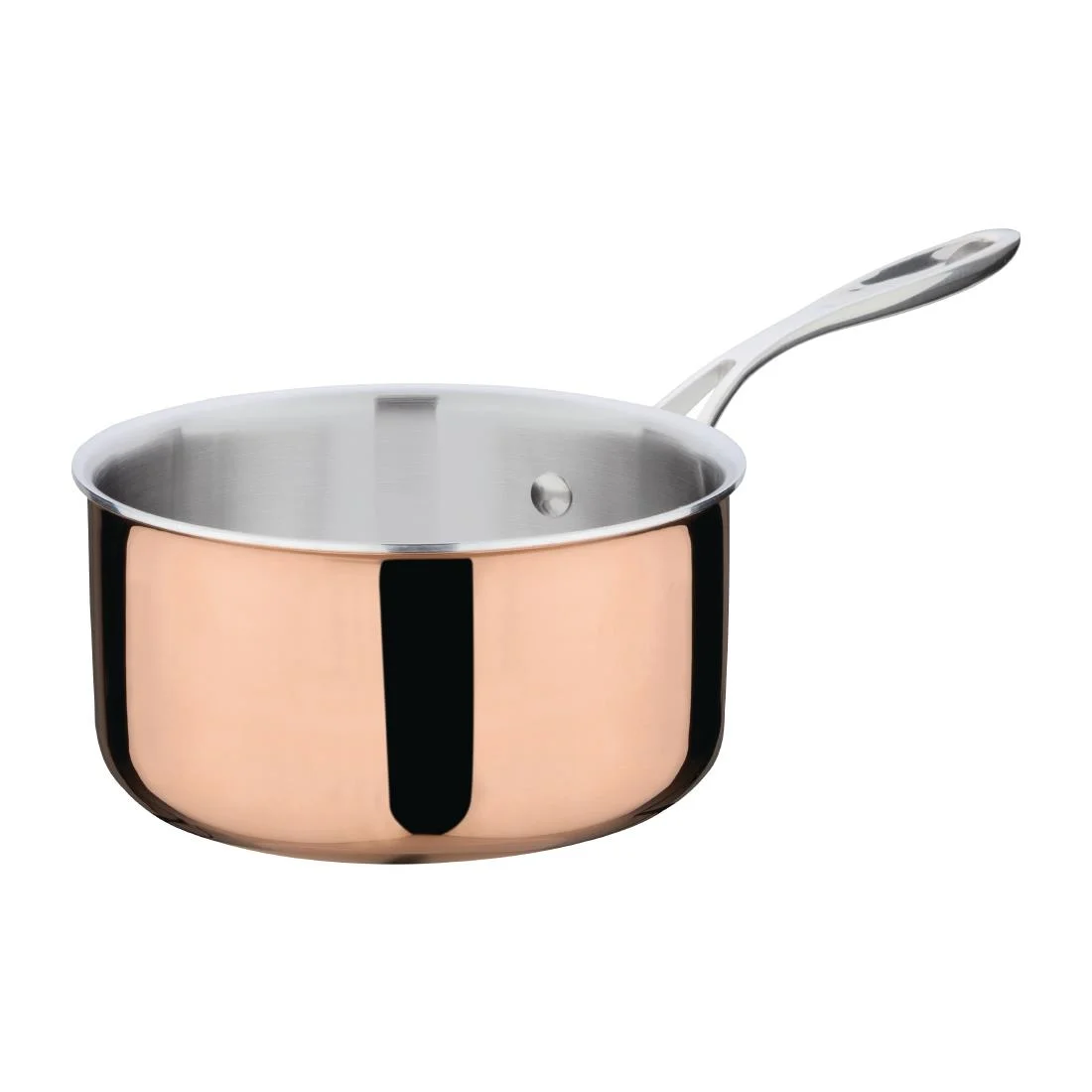 Vogue Tri Wall Copper Saucepan 180mm - Image 1