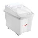 Araven Transparent Mobile Ingredient Bin 80Ltr - Image 1
