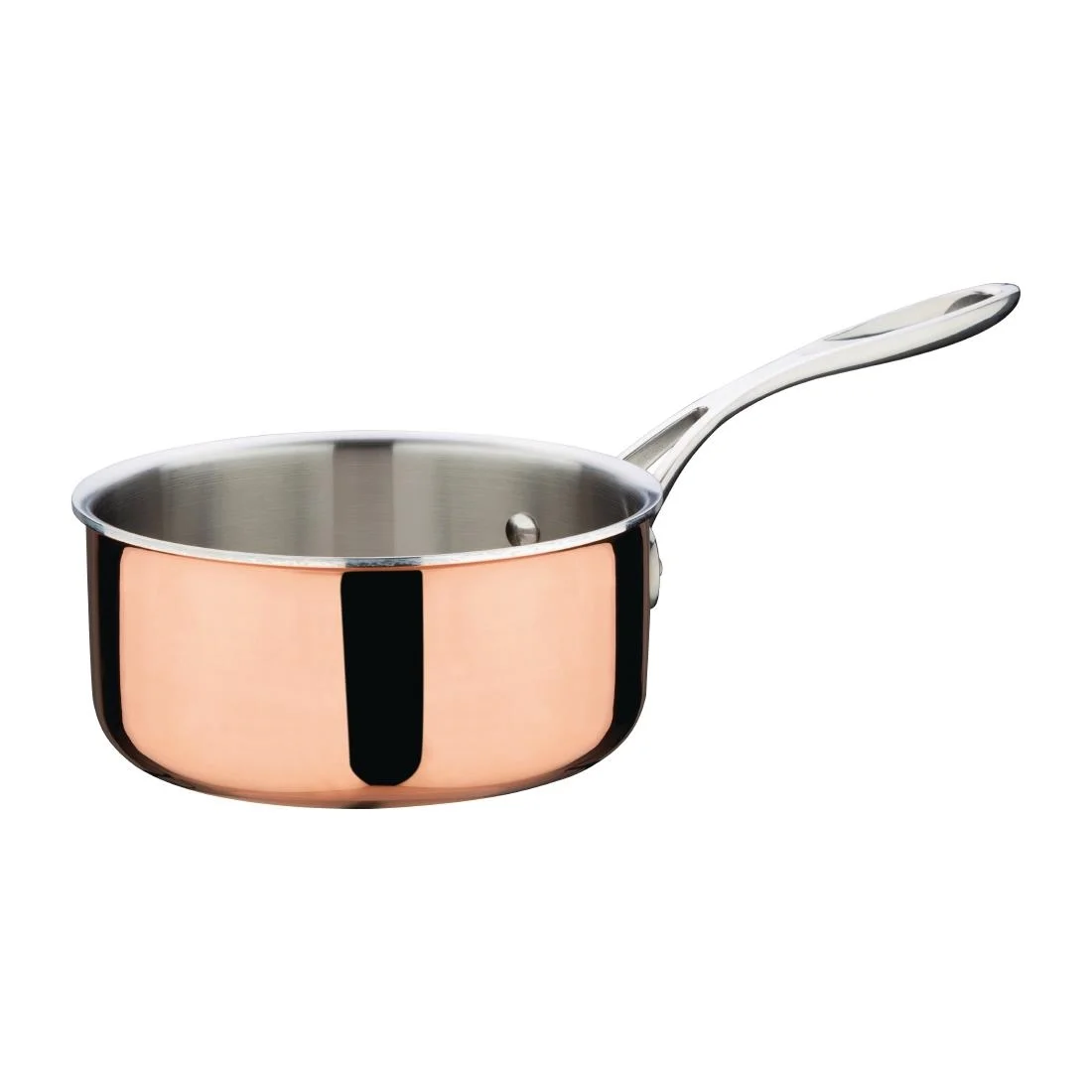 Vogue Copper Tri-Wall Saucepan 16cm - Image 1