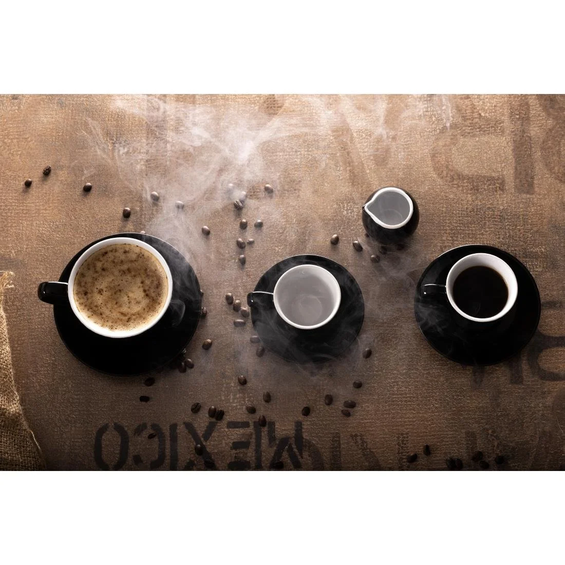 Olympia Cafe Flat White Saucers Black 135mm (12 Pack) - Image 8