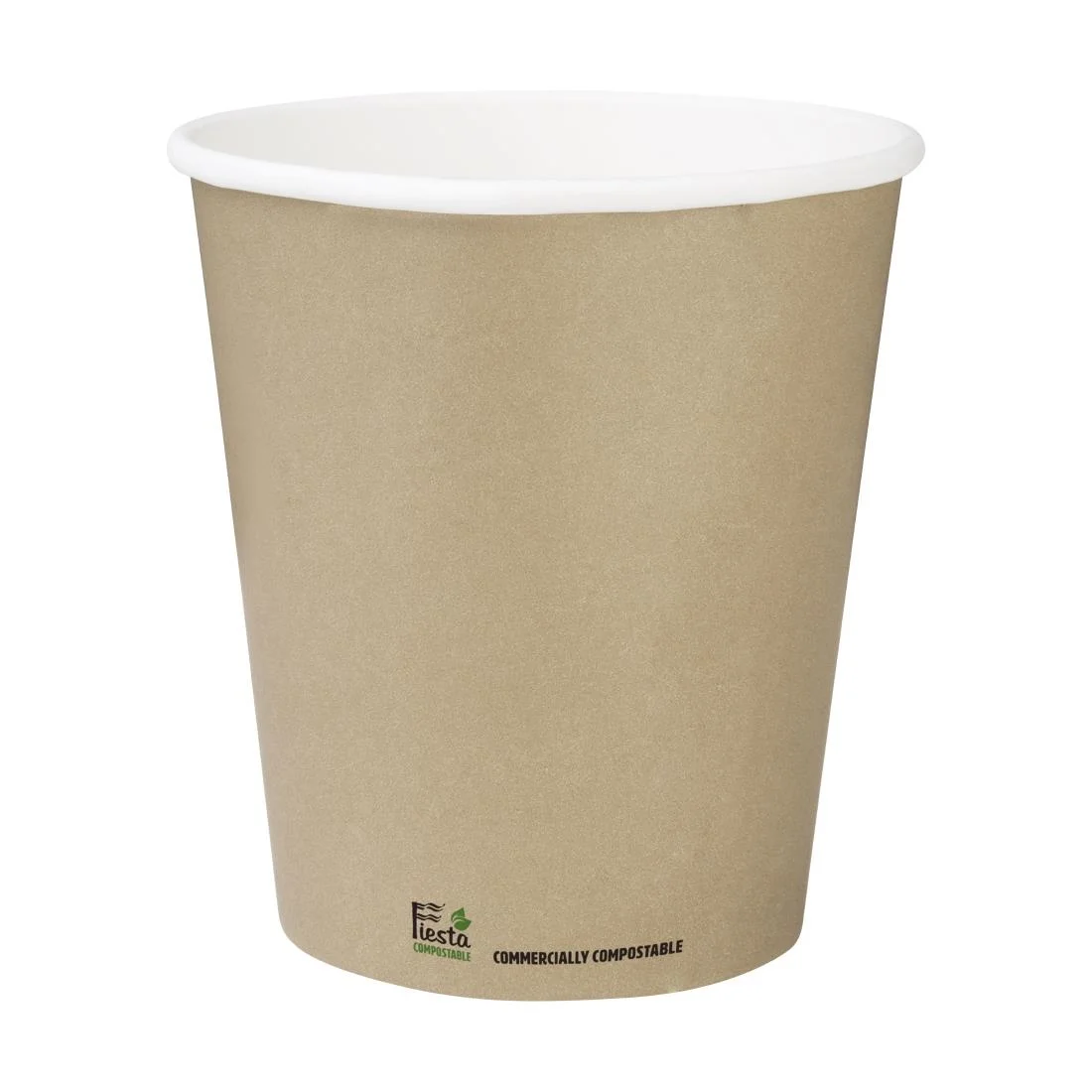 Fiesta Compostable Coffee Cups Single Wall 340ml / 12oz (Pack of 1000) - Image 1