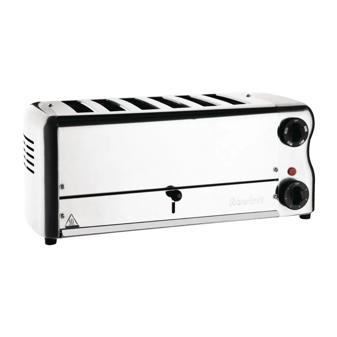 Rowlett Esprit 6 Slot Toaster Chrome w/2x Additional Elements & Sandwich Cage - Image 1