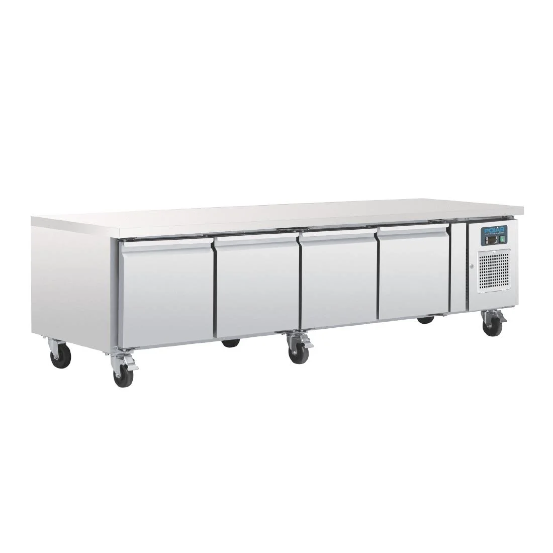 Polar U-Series Four Door Chef Base Counter Fridge - Image 1