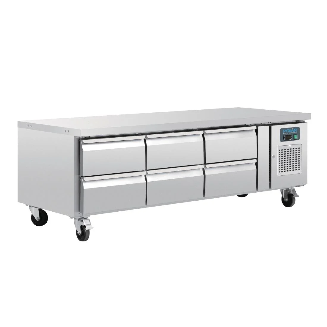 Polar U-Series Six Drawer Chef Base Counter Fridge - Image 1