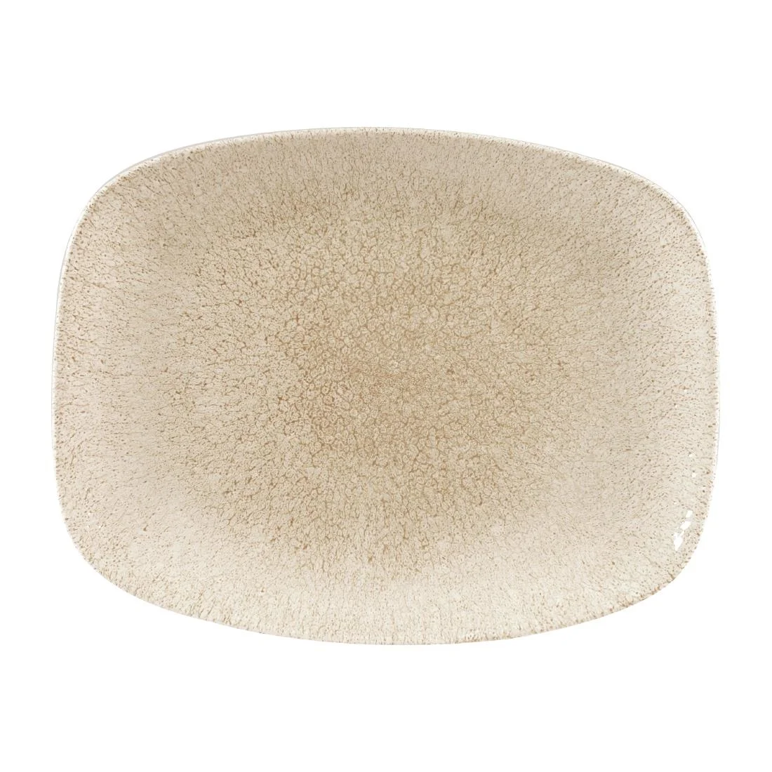 Churchill Raku Oblong Chef Plates Agate Grey 202 x 261mm (12 Pack) - Image 1