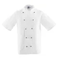 Whites Chicago Unisex Chefs Jacket Short Sleeve White - Image 1
