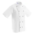 Whites Chicago Unisex Chefs Jacket Short Sleeve White - Image 2