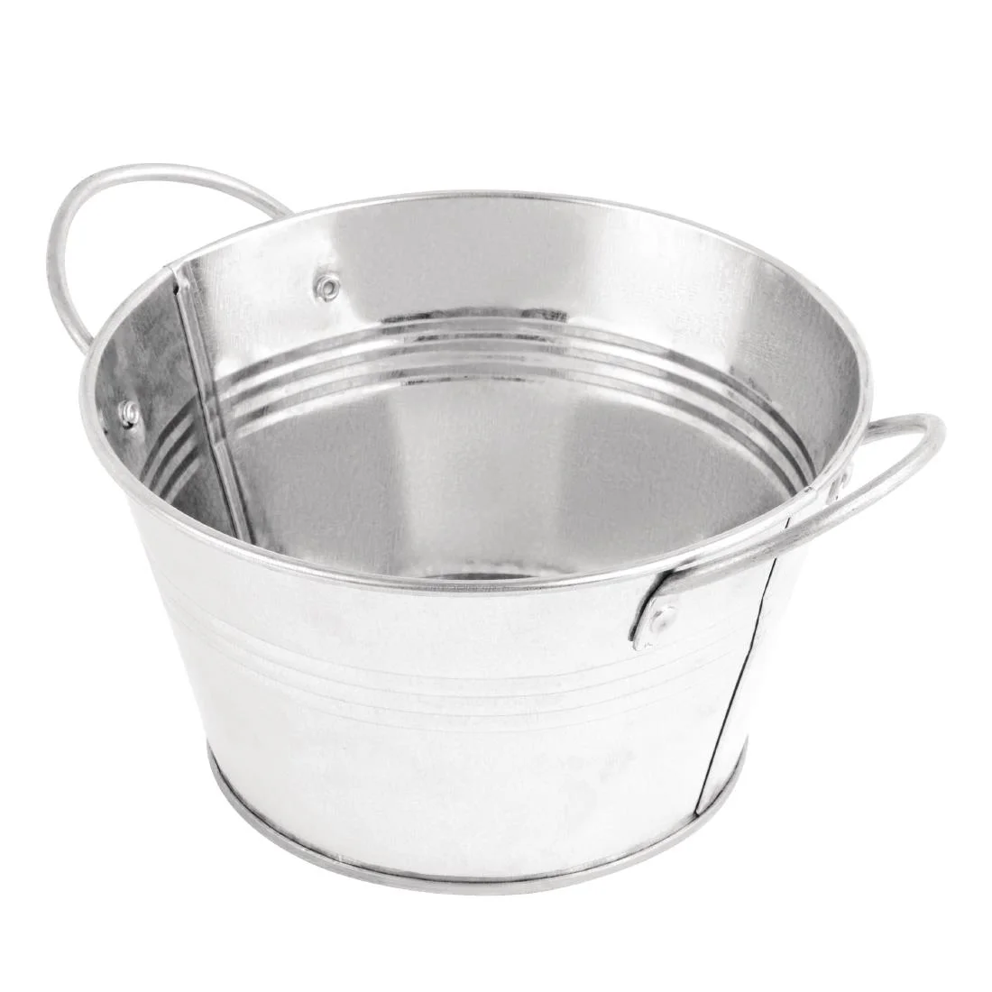 Olympia Mini Metal Food Bucket Shallow 150mm - Image 2