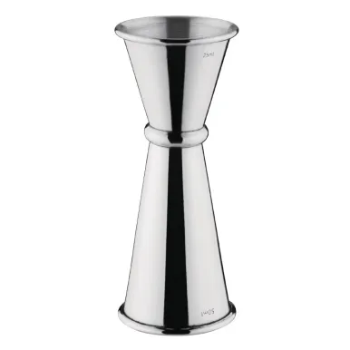 Olympia Banded Jigger Chrome 25ml/50ml