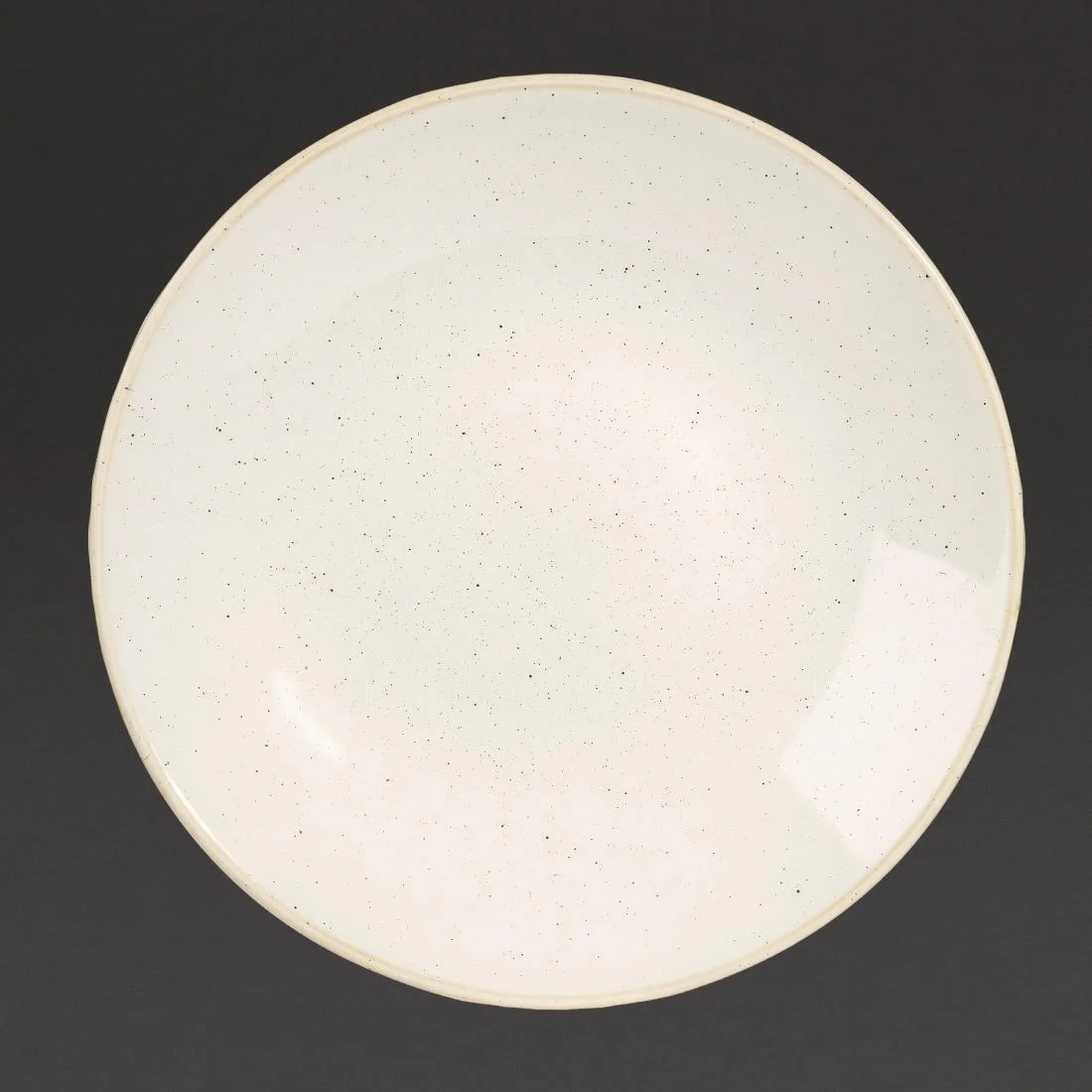 Churchill Stonecast Deep Coupe Plates Barley White 240mm (12 Pack) - Image 1
