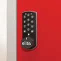 Elite Eight Door Electronic Combination Locker with Sloping Top Green - Image 2