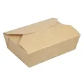 Colpac Recyclable Kraft Microwaveable Food Boxes 1950ml / 68oz (200 Pack) - Image 1