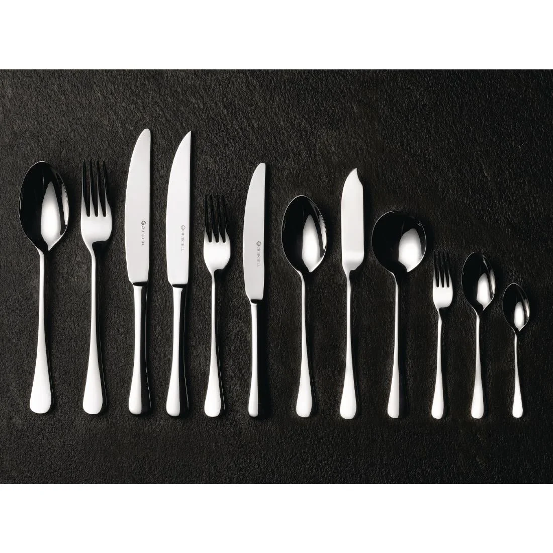 Churchill Tanner Dessert Spoons (12 Pack) - Image 2