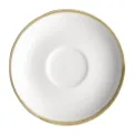 Olympia Kiln 340ml Cups Saucers Chalk 160mm (6 Pack) - Image 1