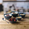 Churchill Super Vitrified Nourish Oslo Blue Contour Dip Pots 60ml (12 Pack) - Image 2