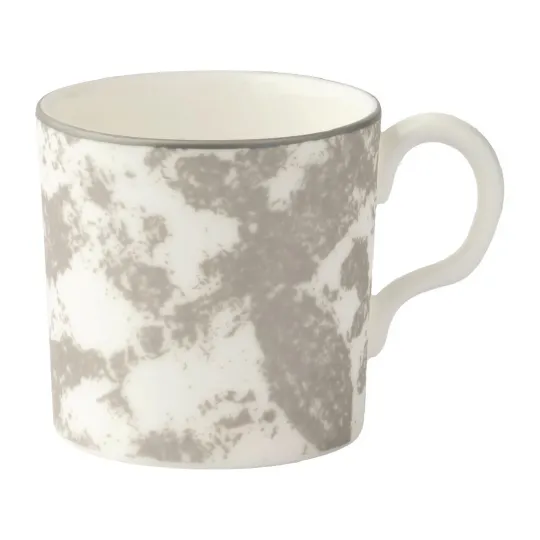 Royal Crown Derby Crushed Velvet Grey Cups 3oz (6 Pack)