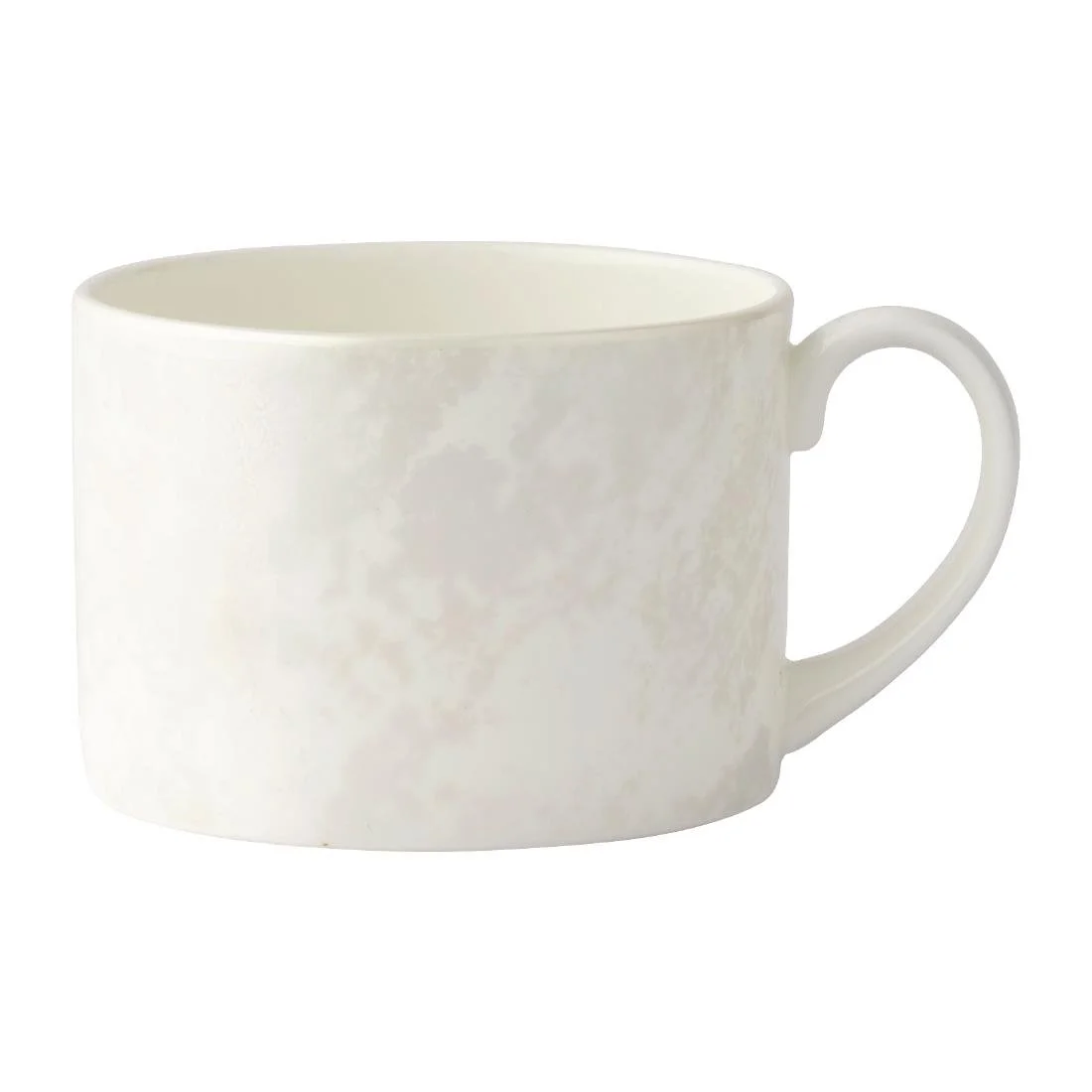 Royal Crown Derby Crushed Velvet Pearl Charnwood Cups 220ml (6 Pack)