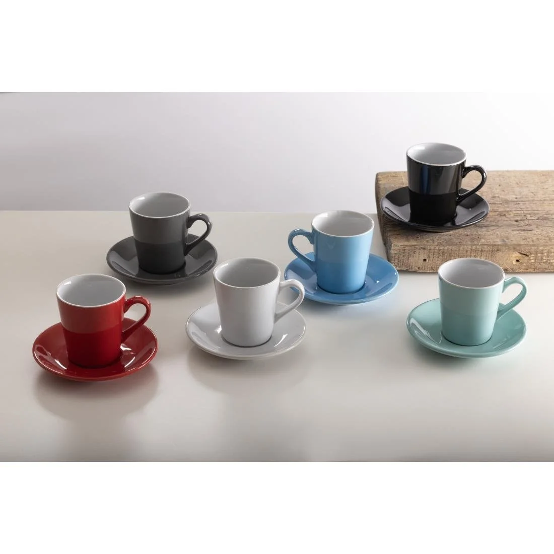 Olympia Cafe Flat White Saucers Black 135mm (12 Pack) - Image 15