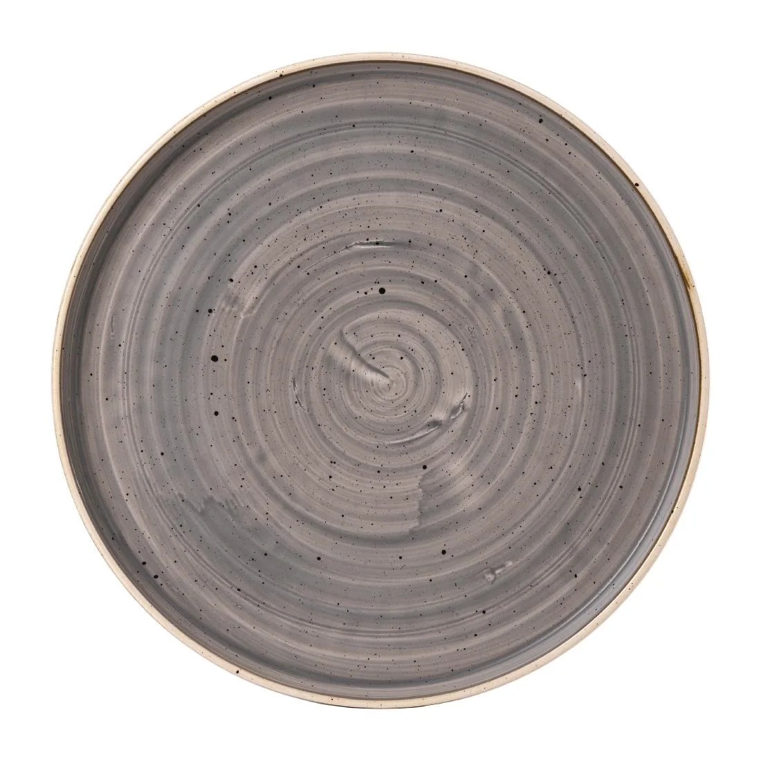 Stonecast Peppercorn Grey Walled Plates 10 3/4 " (6 Pack) - Image 1