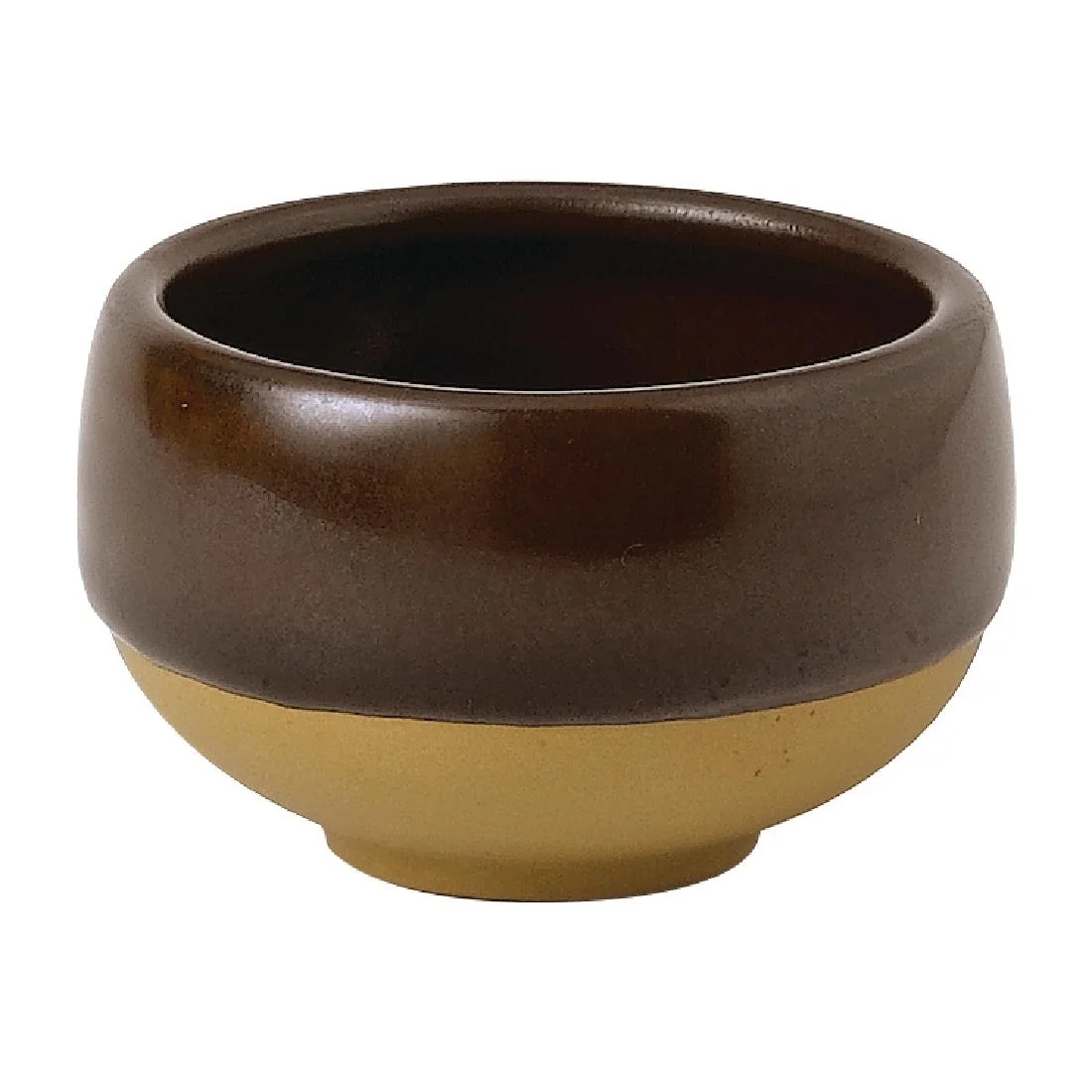 Churchill Emerge Cinnamon Brown Dip Pots 570ml (12 Pack) - Image 1