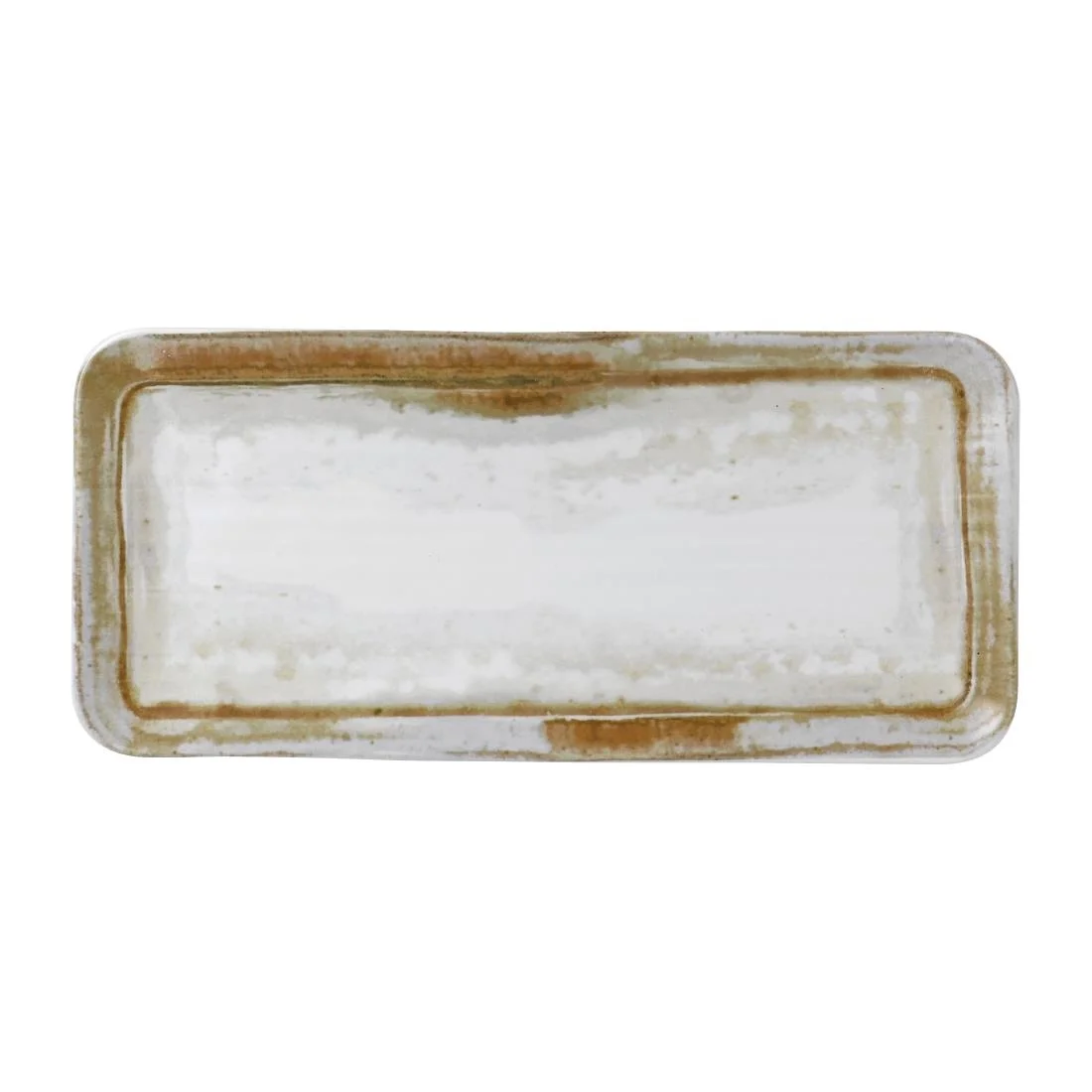Dudson Finca Sandstone Organic Rectangular Plates 270x160mm (12 Pack) - Image 1
