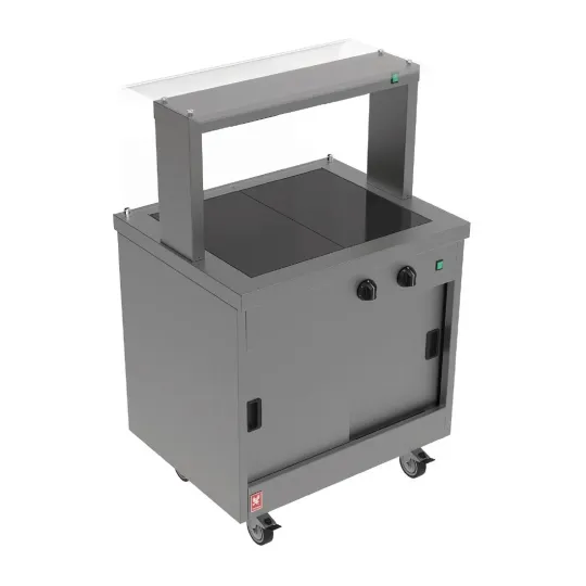 Falcon Hot Cupboard Servery Counter with Gantry FC2