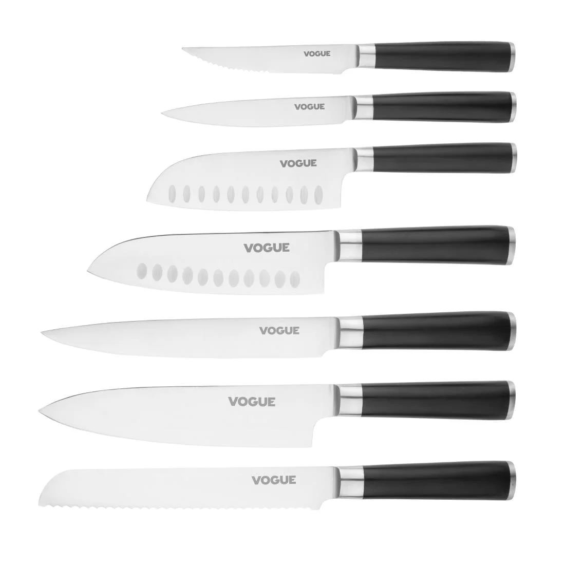 Vogue Bistro Chef Knife Black 20.7cm - Image 2