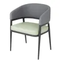 Bolero Meridian Interior Chairs - Pistachio Grey (2 Pack) - Image 1