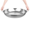 Vogue Black Iron Paella Pan 508mm