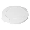 Vogue White Round Container Bin Lid Large - Image 1