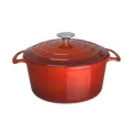 Vogue Red Round Casserole Dish 4Ltr - Image 1