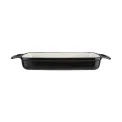 Vogue Black Rectangular Cast Iron Dish 1.8Ltr - Image 2