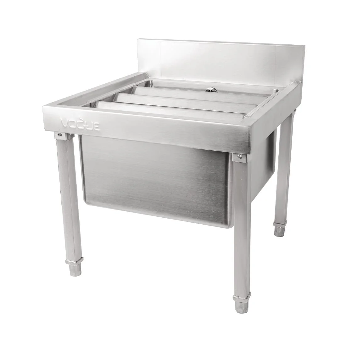 Vogue Stainless Steel Mop Sink - Image 2