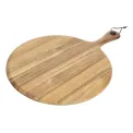 Olympia Acacia Handled Wooden Board Round 330mm - Image 1
