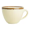 Olympia Kiln Cappuccino Cup Sandstone 230ml - Image 1