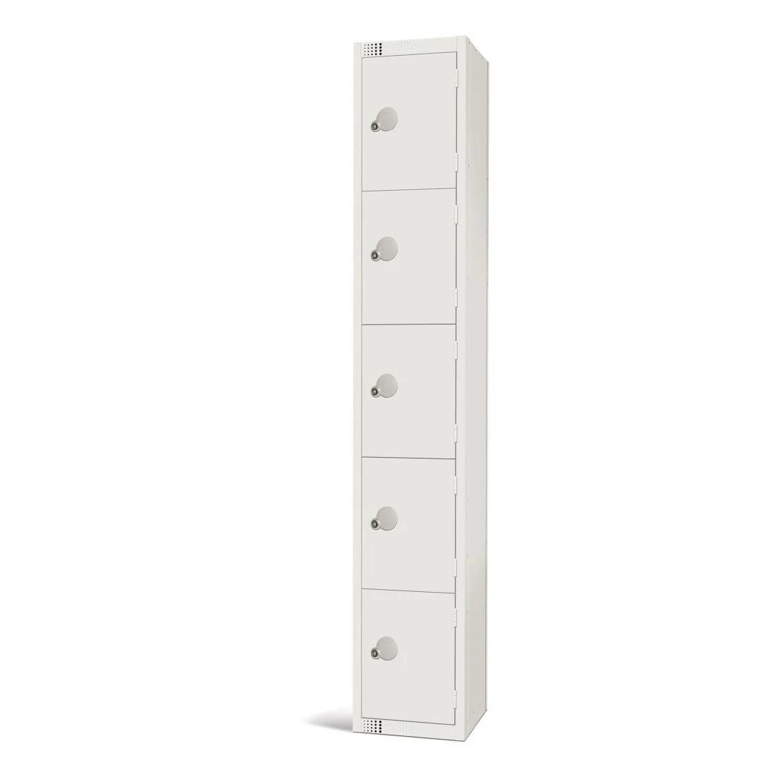 Elite Five Door Manual Combination Locker Locker White - Image 1