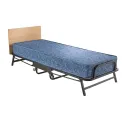 Jay-Be Contract Folding Bed with Water Resistant Mattress Single in Black Colour - Image 1