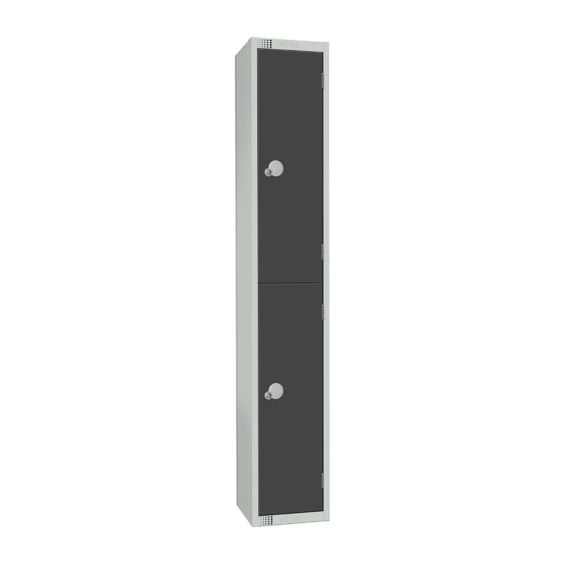 Elite Double Door Coin Return Locker Graphite Grey - Image 1