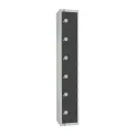 Elite Six Door Manual Combination Locker Locker Graphite Grey - Image 1