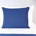 Mitre Essentials Quilted Waffle Cushion Cover Denim - Image 1