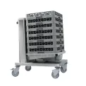 Matfer Bourgeat Constant Level Glass Racks Trolley - Image 2