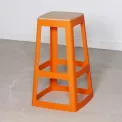 Origin Base High Stool Signal Orange 450x450x750mm (2 Pack) - Image 2