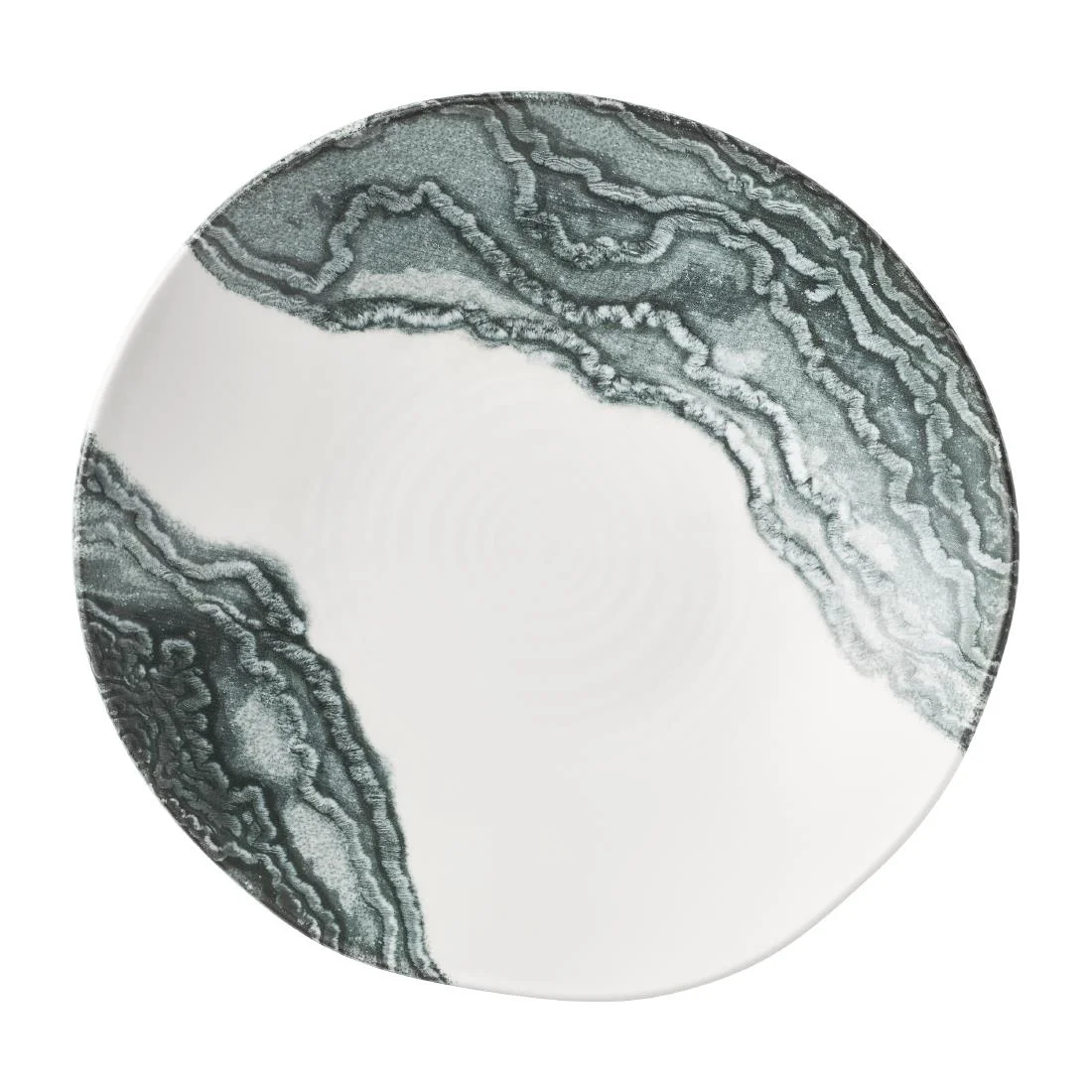 Churchill Tide Organic Coupe Bowls Black 250mm (6 Pack) - Image 1
