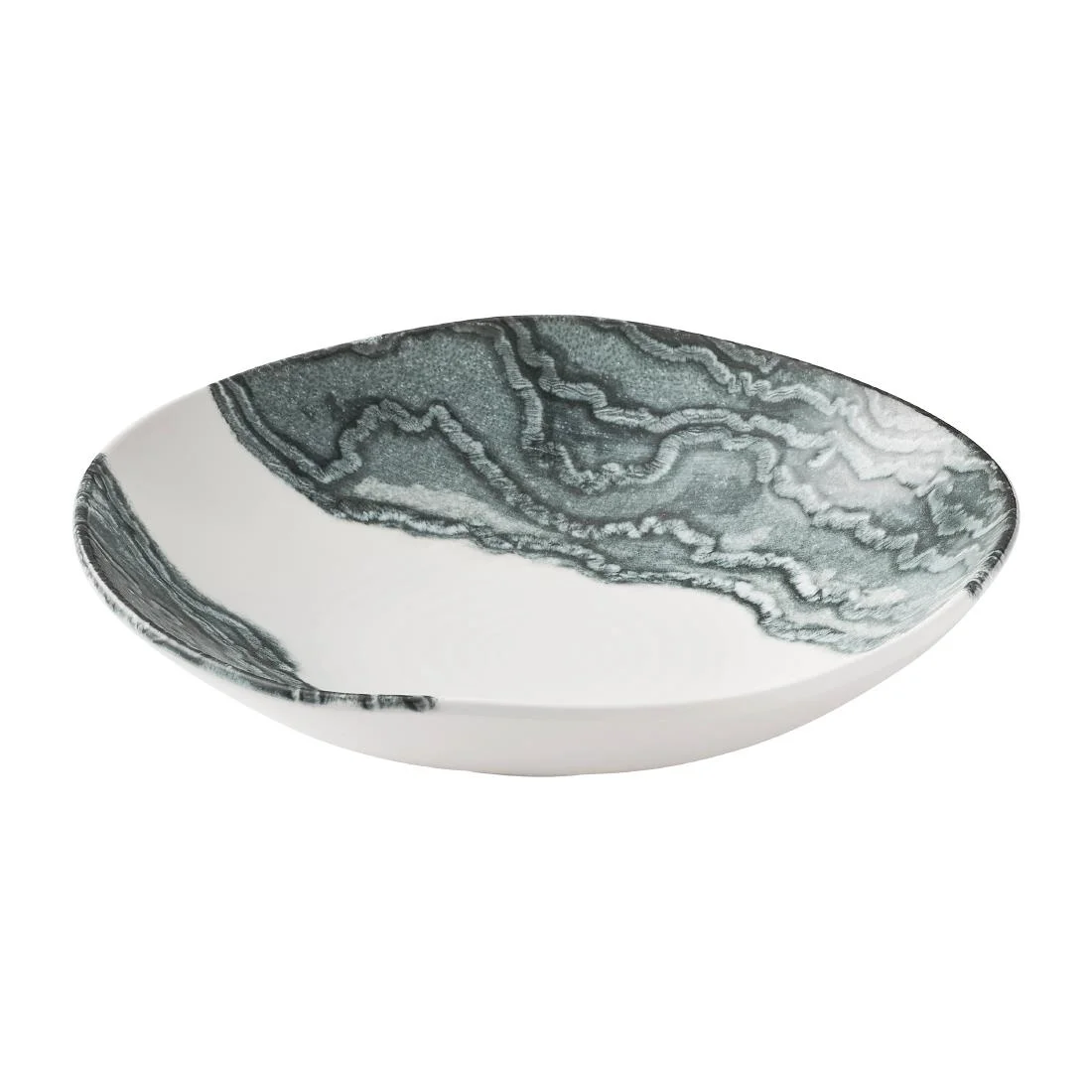 Churchill Tide Organic Coupe Bowls Black 250mm (6 Pack) - Image 2
