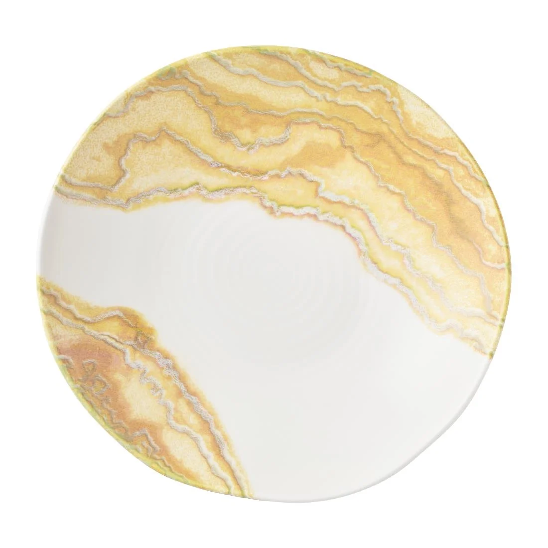 Churchill Tide Organic Coupe Bowls Gold 250mm (6 Pack) - Image 1