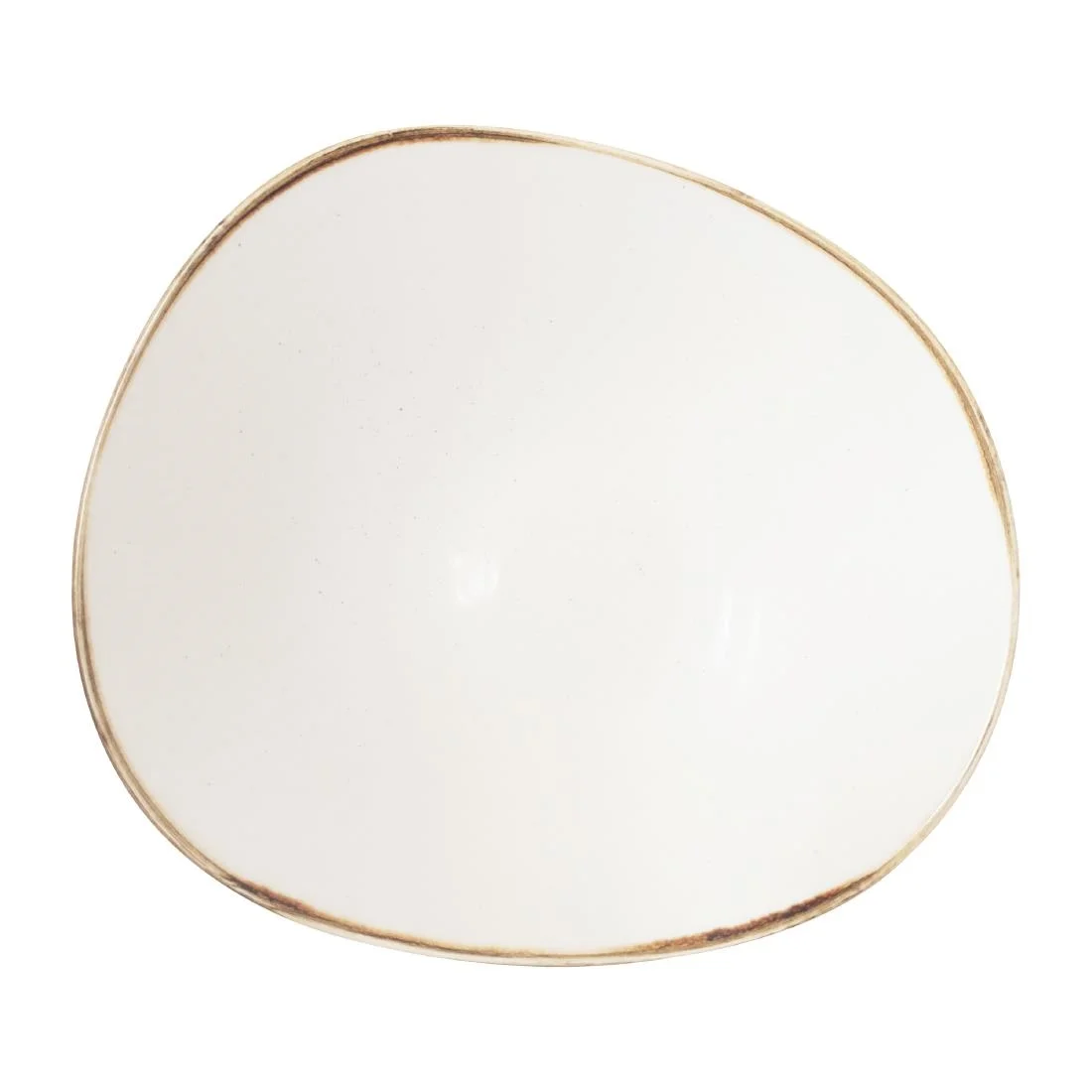 Churchill Stonecast Opal Organic Bowls Barley White 250mm (12 Pack) - Image 1
