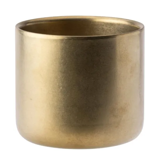 Utopia Artemis Double Wall Cups Rumbled Gold 82mm (6 Pack)