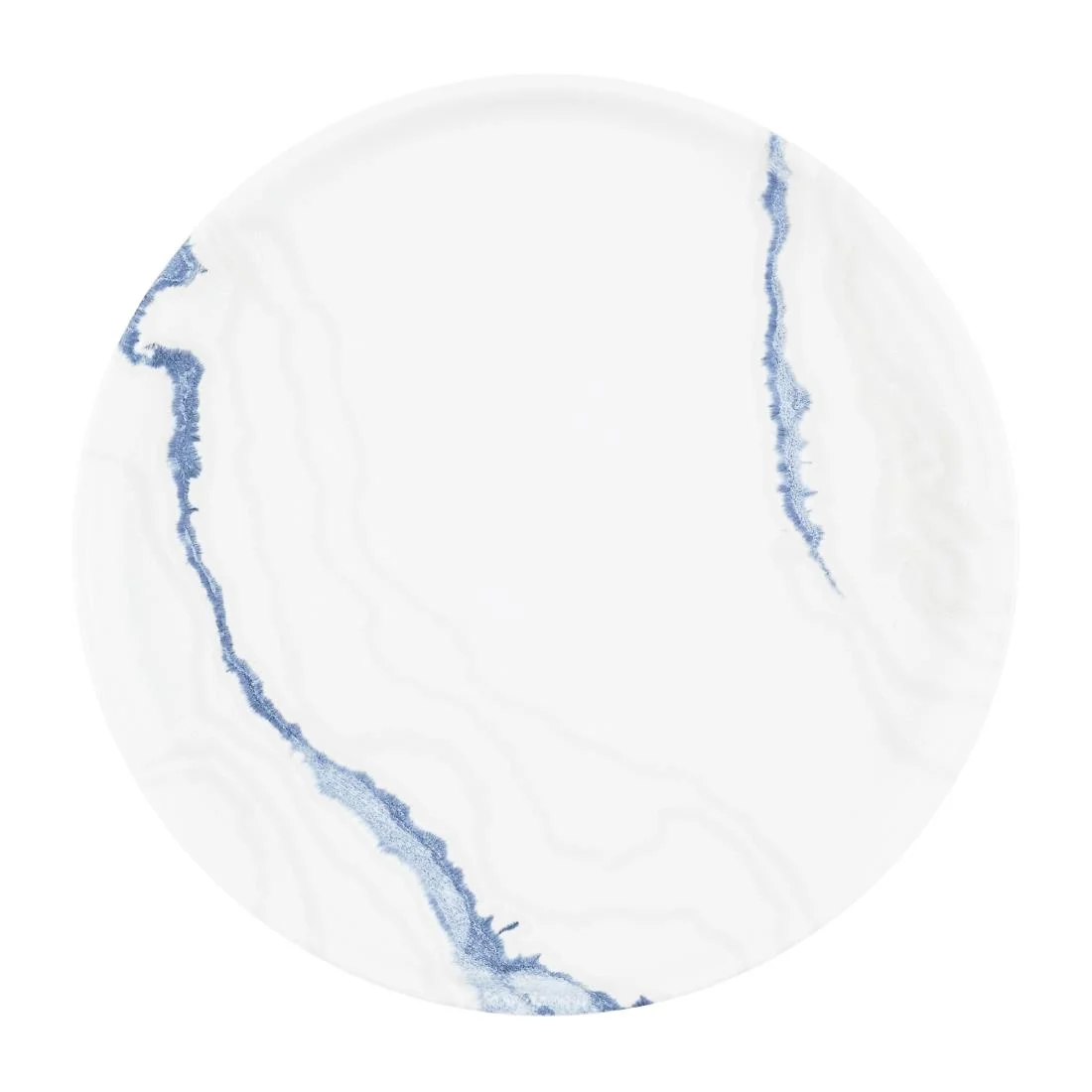 Churchill Tide Accents Walled Plates Blue 210mm (6 Pack) - Image 1