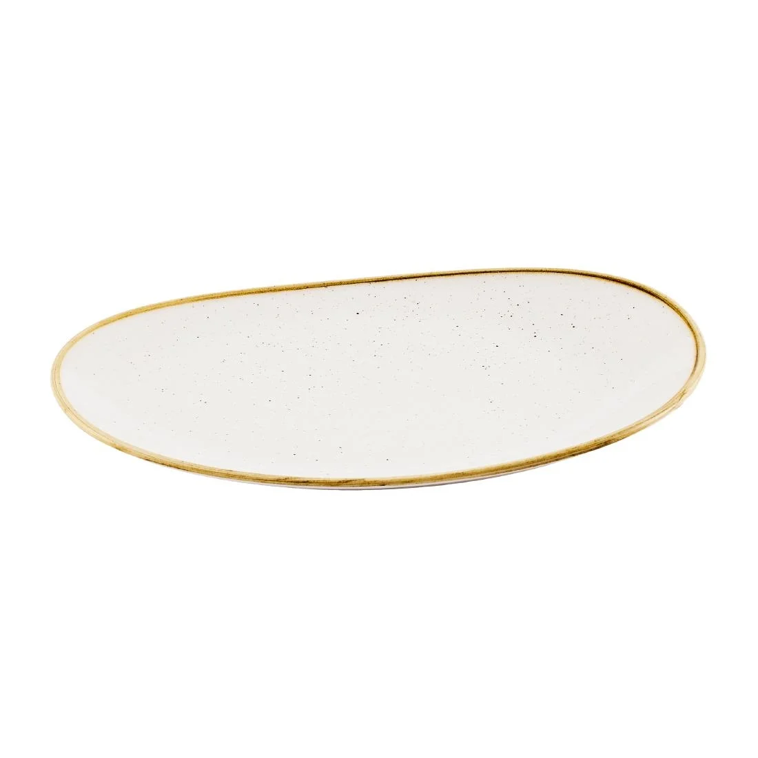 Churchill Stonecast Opal Platters Barley White 345x235mm (6 Pack) - Image 2