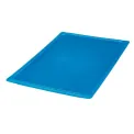 Cambro Safetrak IML Polypropylene Seal Lid Blue - Image 1